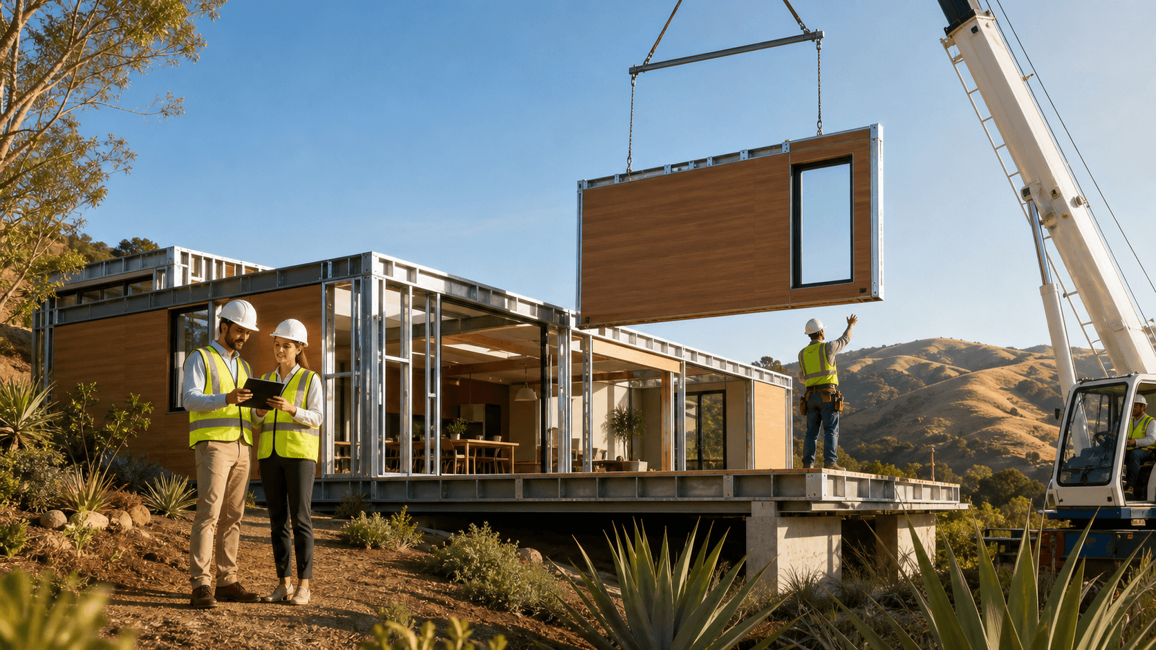 Inside Precision-Engineered Steel Frame Modular Homes in California